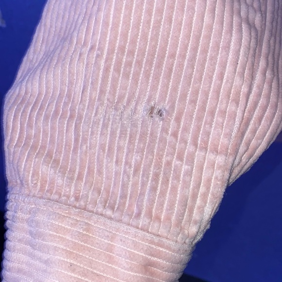 Pink corduroy button up coat - Picture 3 of 4